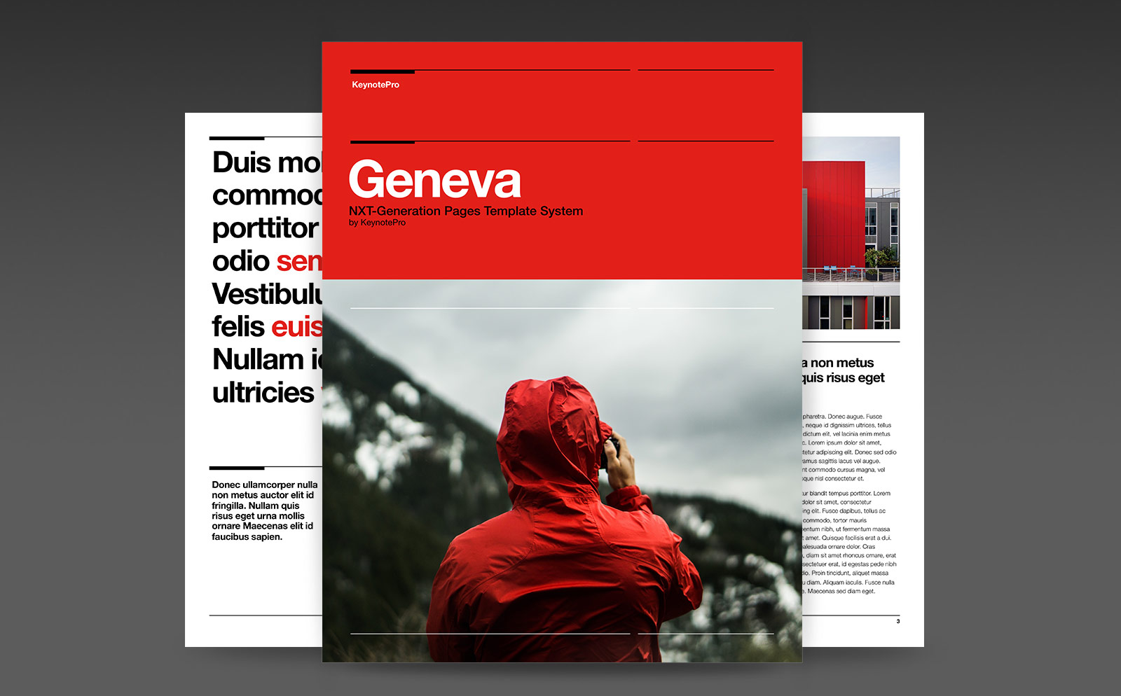 Geneva (NXT) Template System for Pages