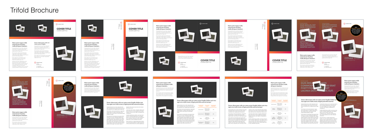 Hyperion for Pages - Trifold Brochure