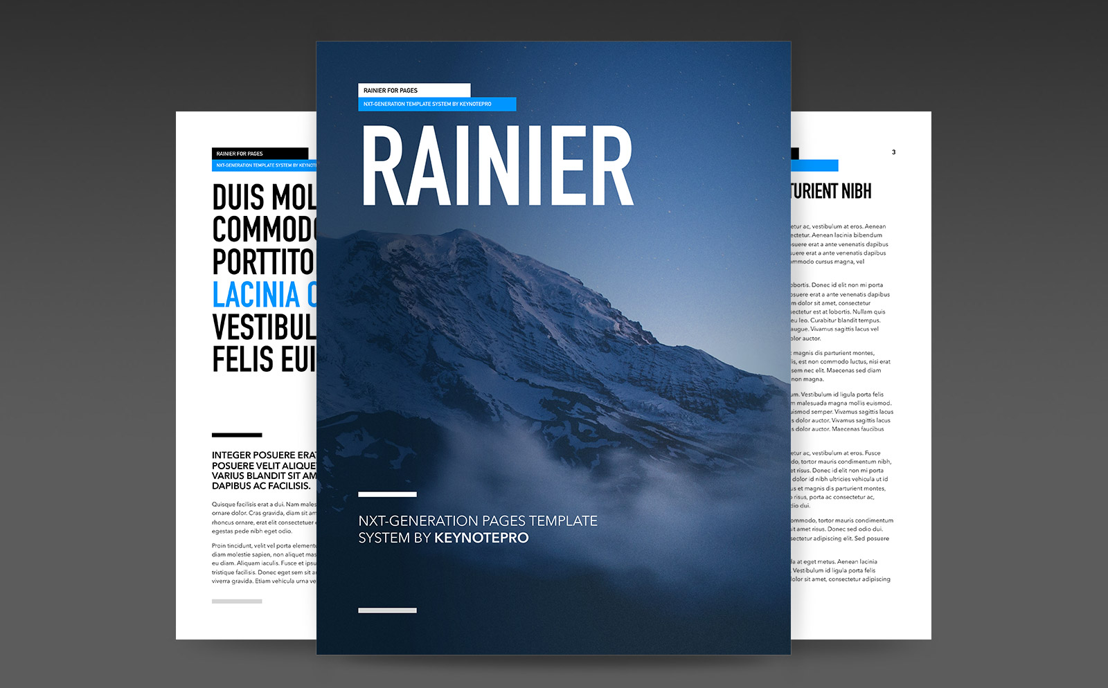 Rainier (NXT) Template System for Pages