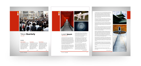 Magazine Page Template