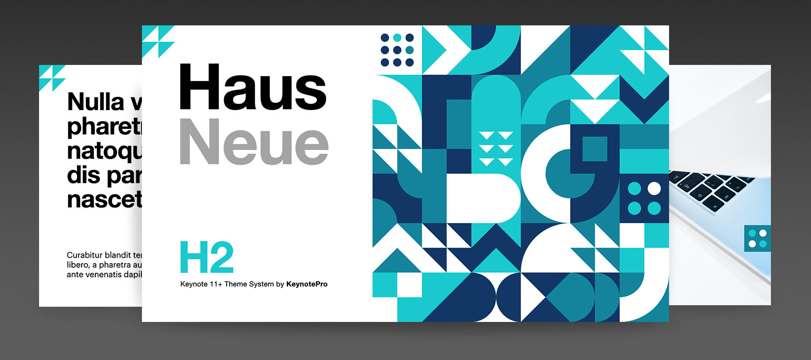 Haus Neue v1.1 Theme and Template System for Keynote 11 (2022)