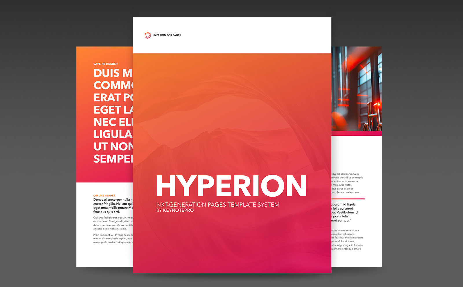 Hyperion (NXT) Template System for Pages