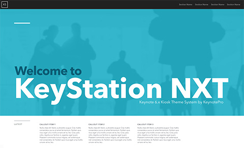 KeyStation NXT Keynote Theme