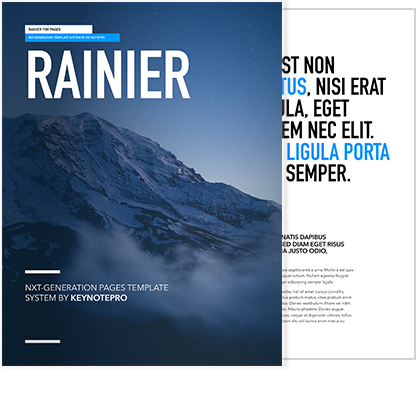 Rainier for Pages
