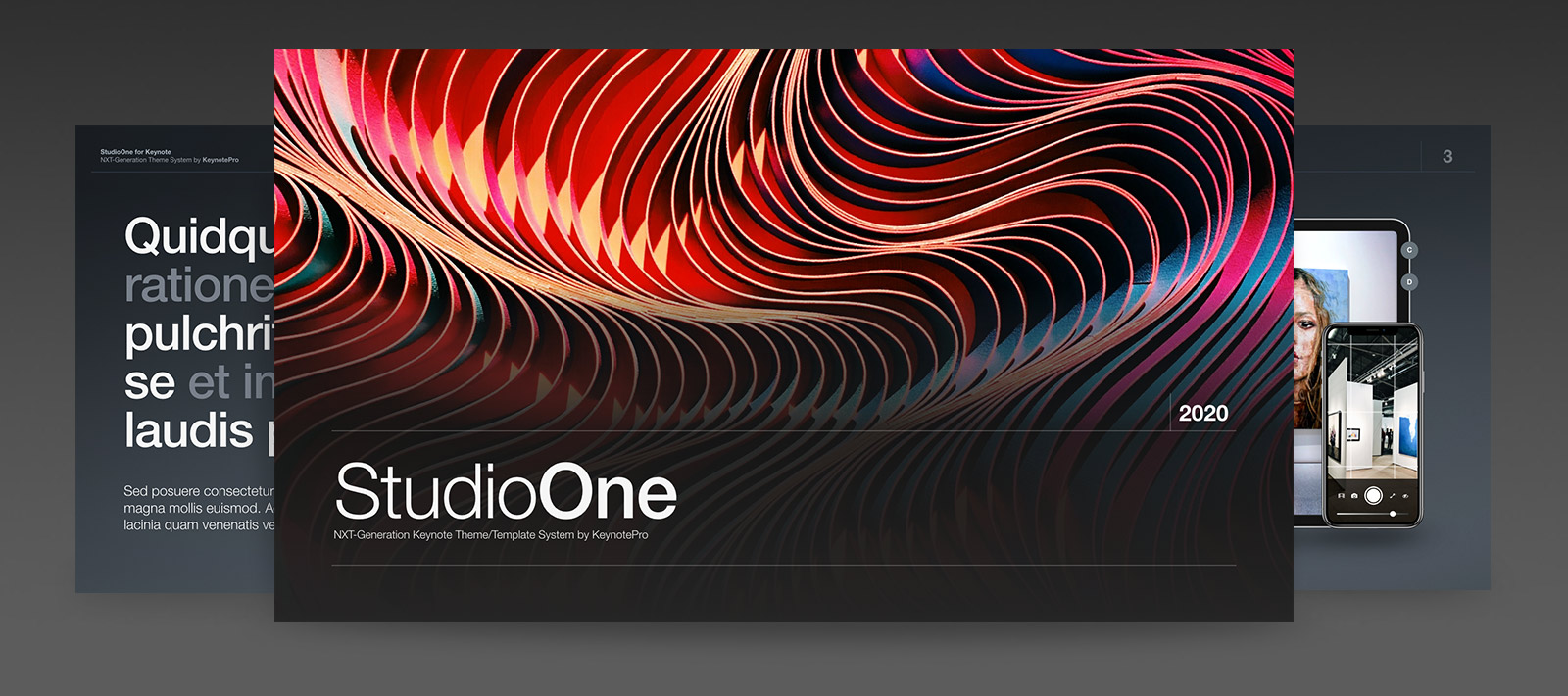 KeynotePro Keynote Themes StudioOne (NXT)